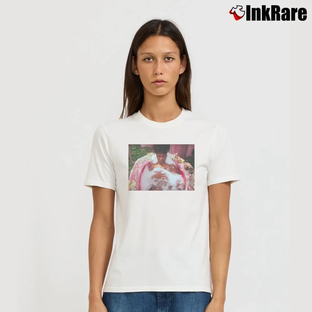 Women’s Ari Lennox Bmo Poster Signature T-Shirt in white | Soft, Flattering Fit