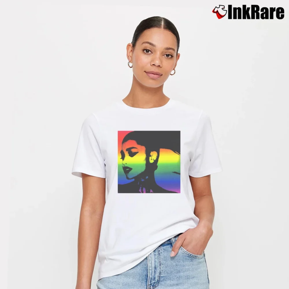 Women’s Ariana Grande Pride Nyc Sweetener Tour Signature T-Shirt in white | Soft, Flattering Fit