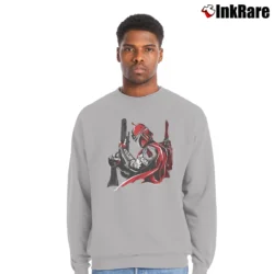 Men’s Arizona Cardinals Boba Fett Star Wars Football Crewneck Sweatshirt in sport grey | Cozy Fabric, Clean Style