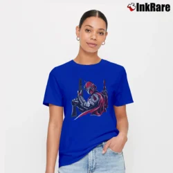 Women’s Arizona Cardinals Boba Fett Star Wars Football Signature T-Shirt in royal blue | Soft, Flattering Fit