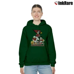 Women’s Arizona Cardinals Mickey Mouse Donald Goofy Football Cozy Hoodie in forest green | Warm, Structured, Stylish