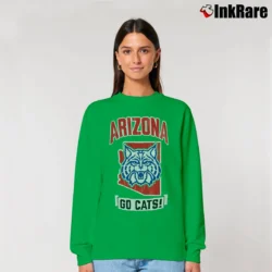 Women’s Arizona Wildcats Strong Mascot Champion Relaxed Sweatshirt in irish green | Soft, Laid-Back Vibe