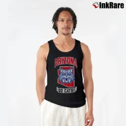Men’s Arizona Wildcats Strong Mascot Champion Tank Top in black | Breathable, Active-Friendly Design