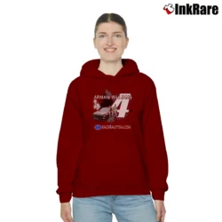 Women’s Armani Williams Arca Truck Series Cozy Hoodie in maroon | Warm, Structured, Stylish