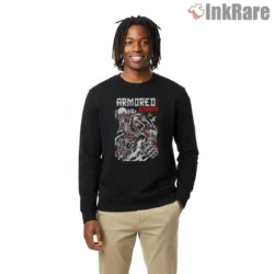 Armored Titan Mecha Corp Battle Suit Shirt on graphic shirt for men graphic tee