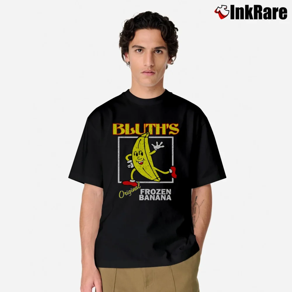 Men’s Arrested Development Bluth Frozen Banana Classic T-Shirt in black | Soft, Breathable Everyday Wear