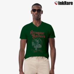 Men’s Arrogant Bastard Unite V-Neck Tee in forest green | Sharp, Breathable, Everyday Staple