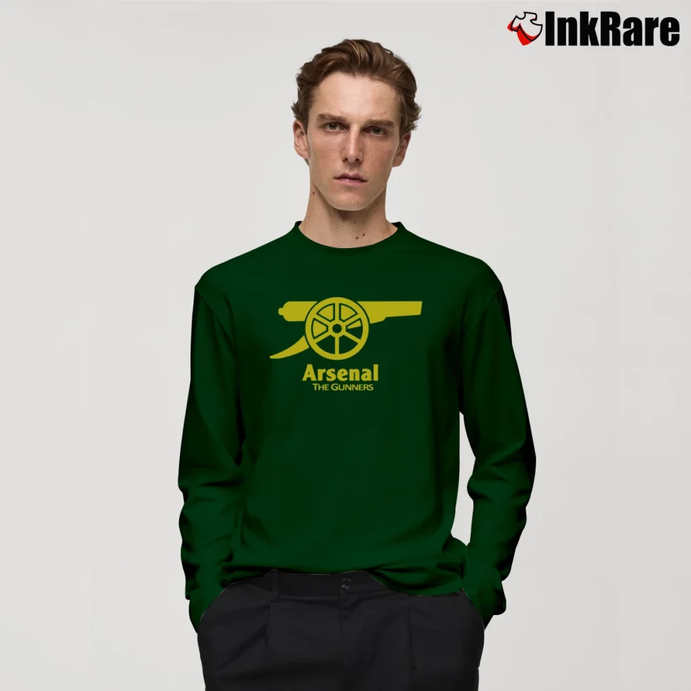 Men’s Arsenal FC Long Sleeve Soccer Long-Sleeve Shirt in forest green | Sleek, Lightweight, Year-Round Wear