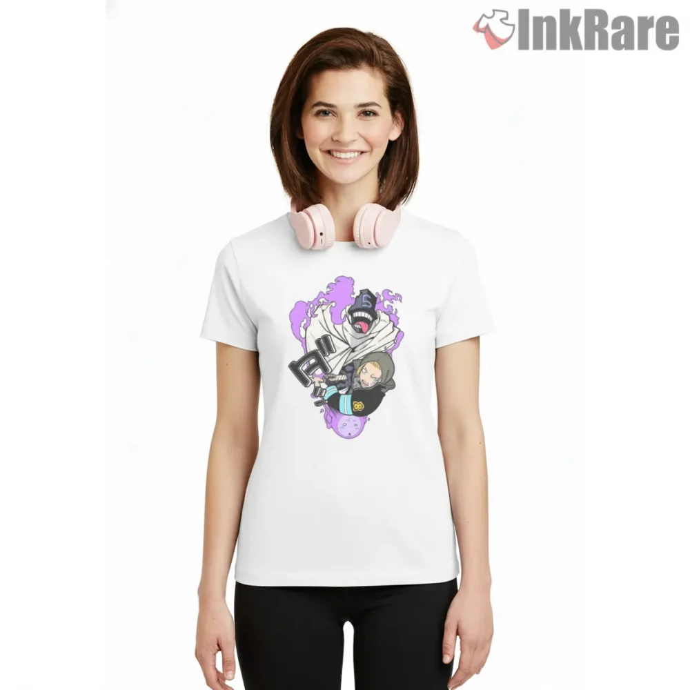 Arthur Boyle Excalibur Knight Fantasy Anime Shirt on white short sleeve shirt for women graphic tee
