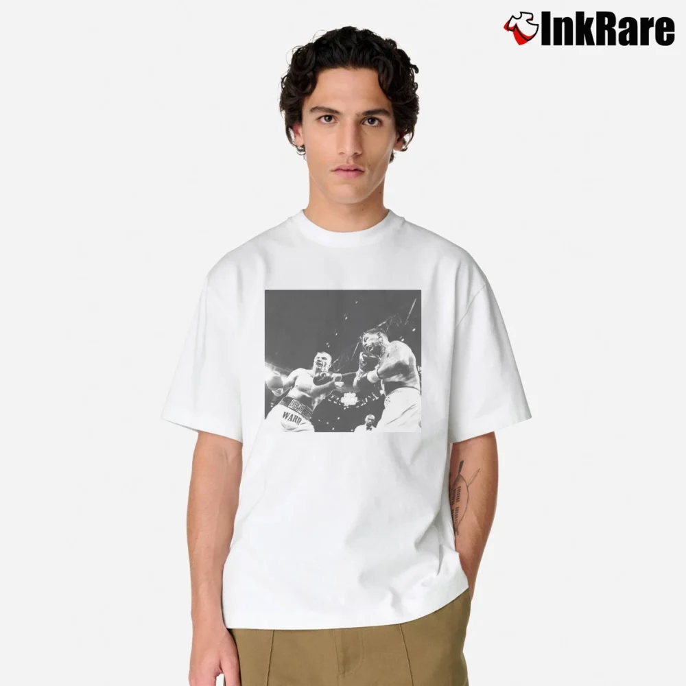 Men’s Arturo Gatti Vs Mickey Ward Boxing Classic T-Shirt in white | Soft, Breathable Everyday Wear