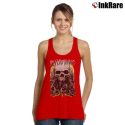 Women’s As I Lay Dying Metal Band Tank Top in red | Lightweight, Movement-Friendly