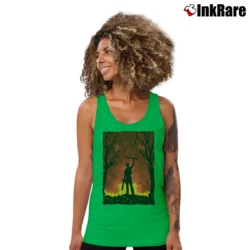 Women’s Ash vs Evil Dead Ashley J Williams Tank Top in irish green | Lightweight, Movement-Friendly