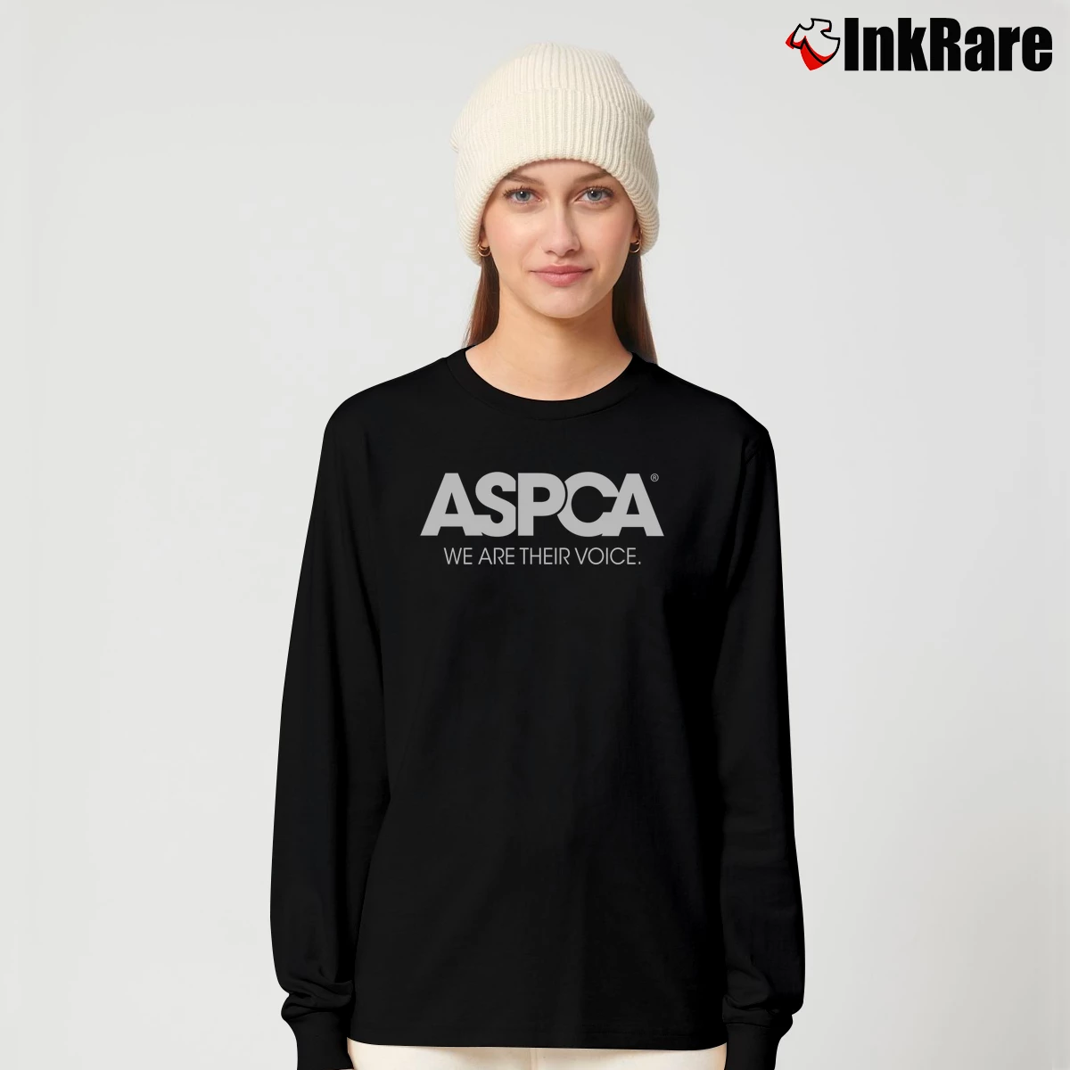Women’s Aspca Awareness Long-Sleeve Top in black | Sleek, Versatile, All-Season
