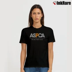Women’s aspca we are their voice T-Shirt in black | Soft, Flattering Fit