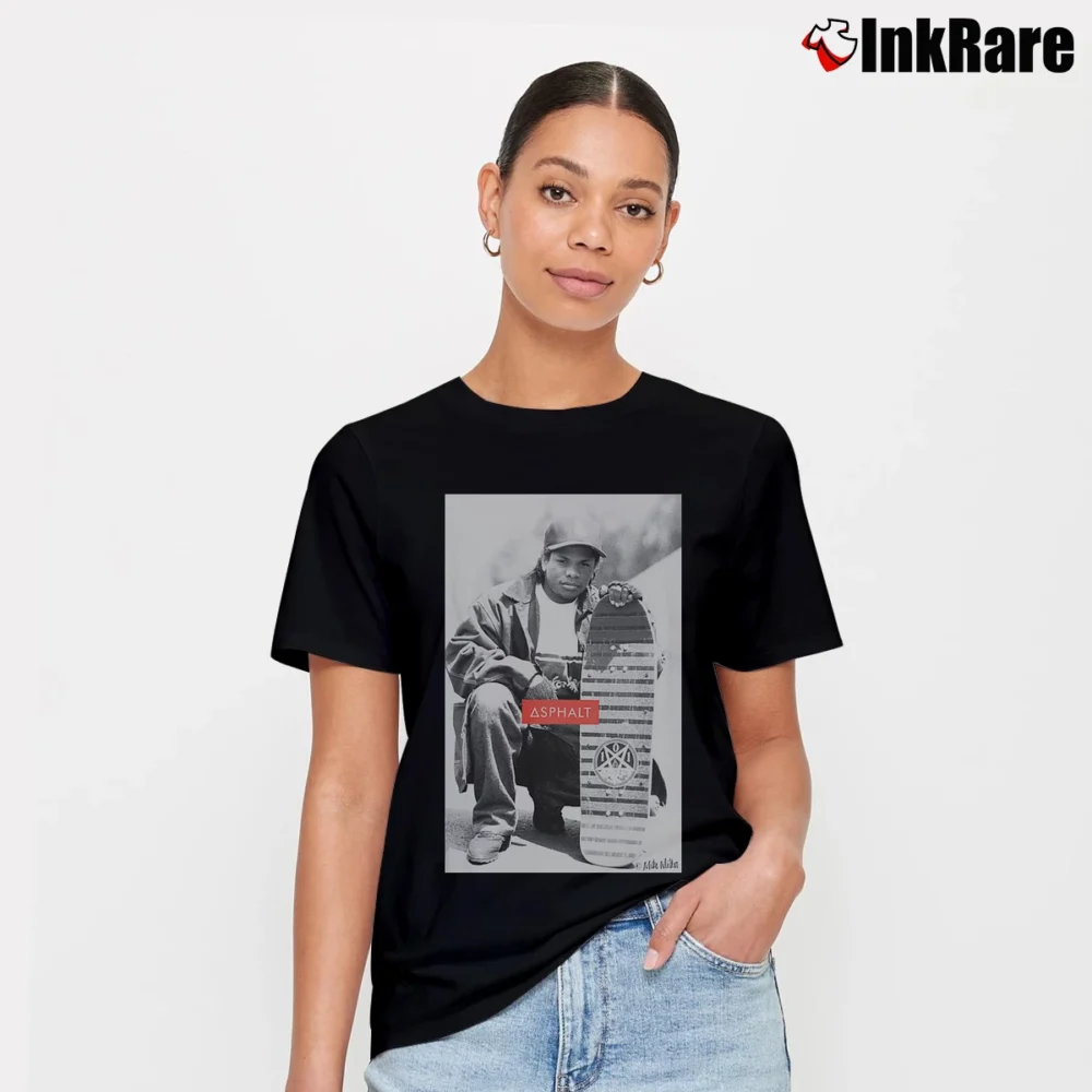 Women’s Asphalt Yacht Club Eazy E Mike Miller Graphic Signature T-Shirt in black | Soft, Flattering Fit