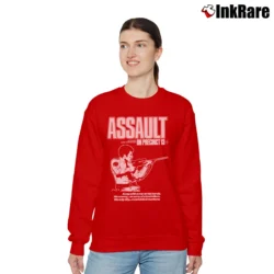 Women’s Assault on Precinct 13 Movie Relaxed Sweatshirt in red | Soft, Laid-Back Vibe
