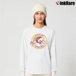 Women’s At Dawn We Strike Flying Aces Snoopy Long-Sleeve Top in white | Sleek, Versatile, All-Season