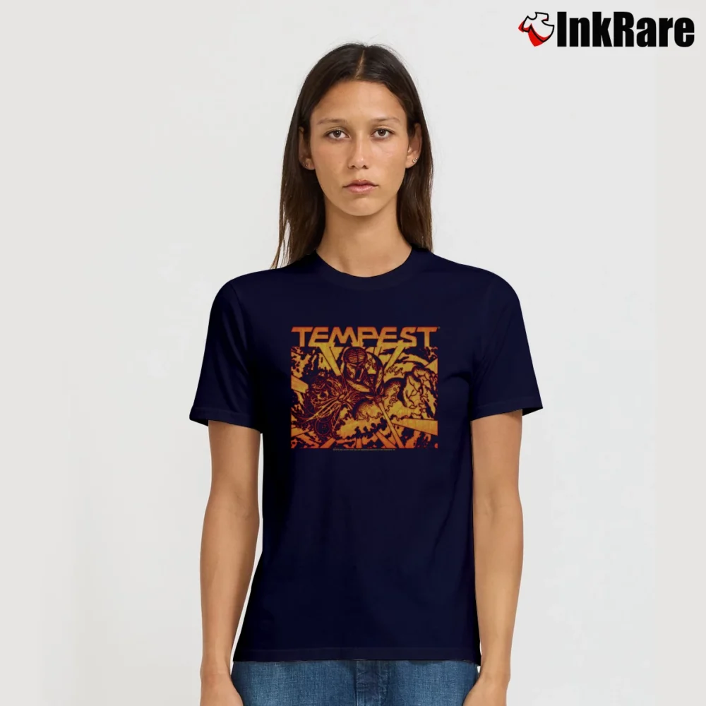 Women’s Atari Tempest Demon Reach Signature T-Shirt in navy | Soft, Flattering Fit