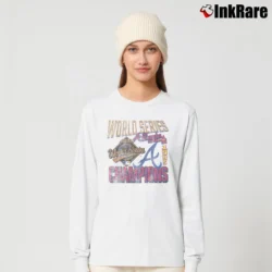 Women’s Atlanta Braves 1995 World Series Long-Sleeve Top in white | Sleek, Versatile, All-Season