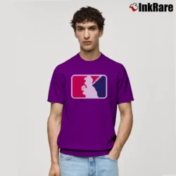 Men’s Atlanta Braves Blooper Mascot Major League Brews Classic T-Shirt in purple | Soft, Breathable Everyday Wear
