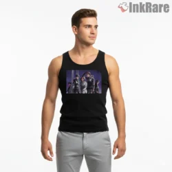 Attack On Titan Final Season Alliance Squad Shirt on black tank top for men graphic tee