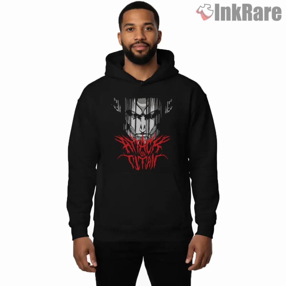 Attack On Titan Founding Titan Sigil Shirt on black hoodie for men graphic tee