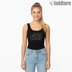 Attack On Titan Winter Squad Aura Shirt on black tank top for women graphic tee
