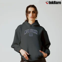 Women’s Auburn Tigers Arch Logo Cozy Hoodie in charcoal | Warm, Structured, Stylish