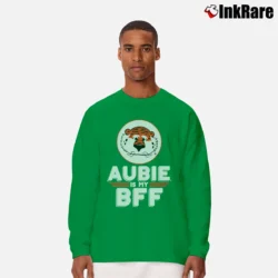Men’s Auburn Tigers Aubie Is My BFF Graphic Long-Sleeve Shirt in irish green | Sleek, Lightweight, Year-Round Wear