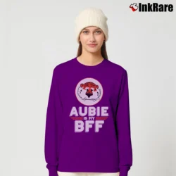Women’s Auburn Tigers Aubie Is My BFF Graphic Long-Sleeve Top in purple | Sleek, Versatile, All-Season