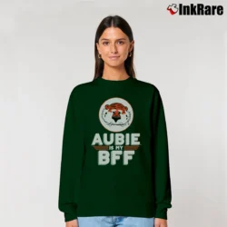 Women’s Auburn Tigers Aubie Is My BFF Graphic Relaxed Sweatshirt in forest green | Soft, Laid-Back Vibe