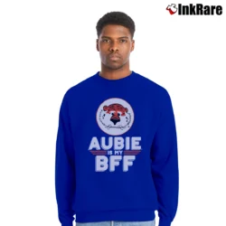 Men’s Auburn Tigers Aubie Is My BFF Graphic Crewneck Sweatshirt in royal blue | Cozy Fabric, Clean Style