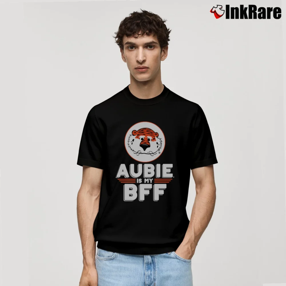 Men’s Auburn Tigers Aubie Is My BFF Graphic Classic T-Shirt in black | Soft, Breathable Everyday Wear