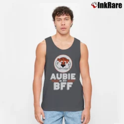 Men’s Auburn Tigers Aubie Is My BFF Graphic Tank Top in charcoal | Breathable, Active-Friendly Design
