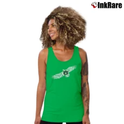 Women’s Auburn Tigers Beautiful Eagle Team Tank Top in irish green | Lightweight, Movement-Friendly