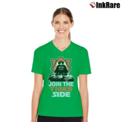 Women’s Auburn Tigers Football Star Wars Crossover V-Neck Tee in irish green | Chic Neckline, Soft Texture