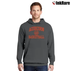 Men’s Auburn Tigers In Bounds Graphic Pullover Hoodie in charcoal | Cozy, Durable, Modern Fit