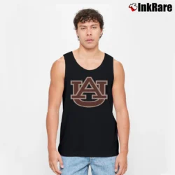 Men’s Auburn Tigers Logo Tank Top in black | Breathable, Active-Friendly Design