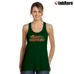 Women’s Auburn Tigers Merry Christmas Fan Tank Top in forest green | Lightweight, Movement-Friendly