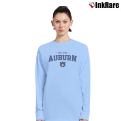 Women’s Auburn Tigers Retro SEC Alabama Long-Sleeve Top in light blue | Sleek, Versatile, All-Season