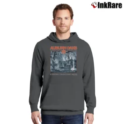 Men’s Auburn Tigers Toomer's Oaks Graphic Pullover Hoodie in charcoal | Cozy, Durable, Modern Fit
