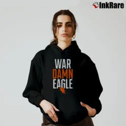 Women’s Auburn Tigers War Damn Eagle Cozy Hoodie in black | Warm, Structured, Stylish