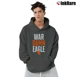 Men’s Auburn Tigers War Damn Eagle Pullover Hoodie in charcoal | Cozy, Durable, Modern Fit