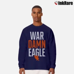 Men’s Auburn Tigers War Damn Eagle Long-Sleeve Shirt in navy | Sleek, Lightweight, Year-Round Wear
