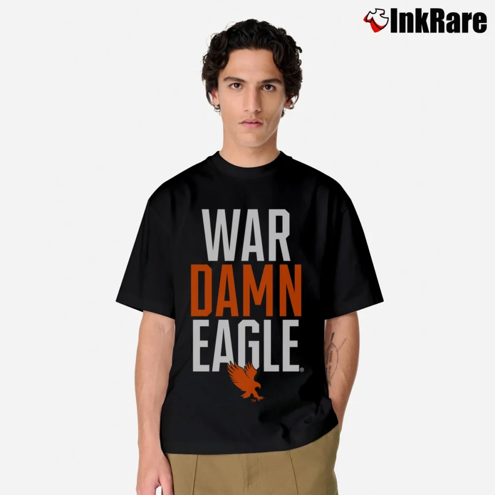 Men’s Auburn Tigers War Damn Eagle Classic T-Shirt in black | Soft, Breathable Everyday Wear