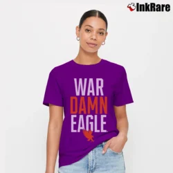 Women’s Auburn Tigers War Damn Eagle Signature T-Shirt in purple | Soft, Flattering Fit