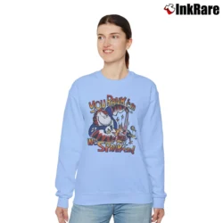 Women’s Auburn Vs LSU Tigers Rank Em Spank Em Fan Relaxed Sweatshirt in light blue | Soft, Laid-Back Vibe