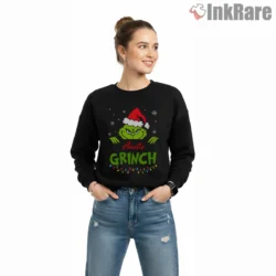 Auntie Grinchy Squad Matching Christmas Shirt on graphic shirt for women graphic tee