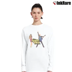 Women’s Austin And Ally Turn It Up Graphic Long-Sleeve Top in white | Sleek, Versatile, All-Season