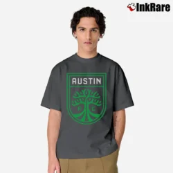 Men’s Austin FC Logo Classic T-Shirt in charcoal | Soft, Breathable Everyday Wear